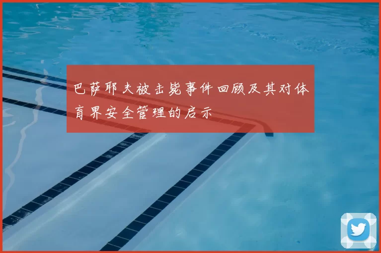 巴萨耶夫被击毙事件回顾及其对体育界安全管理的启示